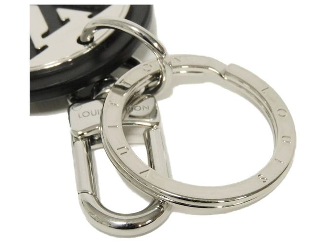 Louis Vuitton Keychain LV Circle Cut Calf Black Silvery - view 7