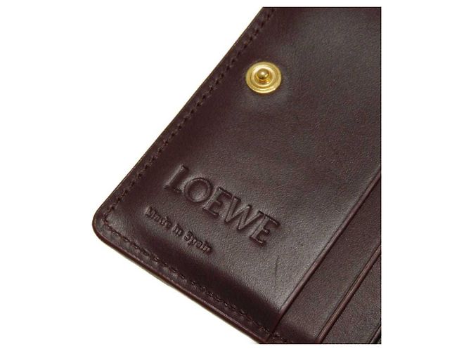 Cartera compacta con cremallera Loewe Puzzle Castaño Verde - vista 14