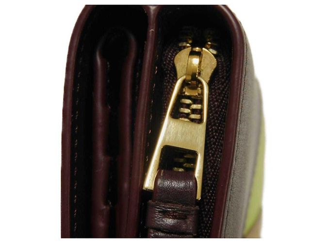 Cartera compacta con cremallera Loewe Puzzle Castaño Verde - vista 15