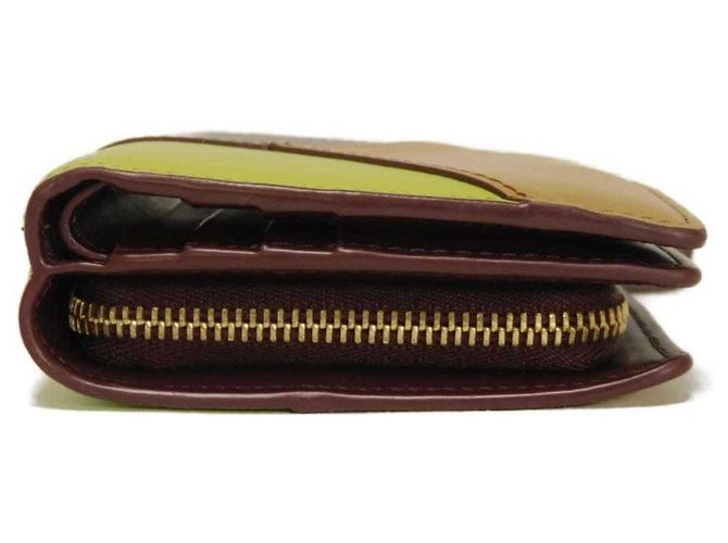 Cartera compacta con cremallera Loewe Puzzle Castaño Verde - vista 22