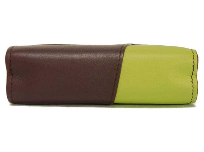 Cartera compacta con cremallera Loewe Puzzle Castaño Verde - vista 23