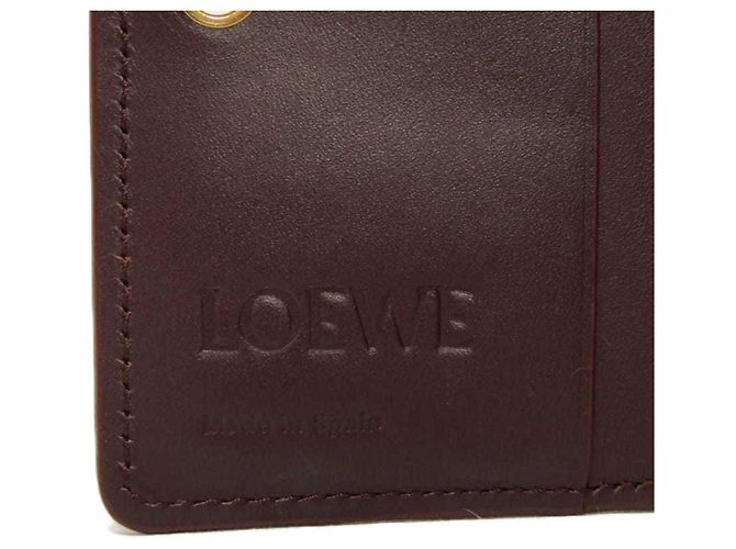 Cartera compacta con cremallera Loewe Puzzle Castaño Verde - vista 6
