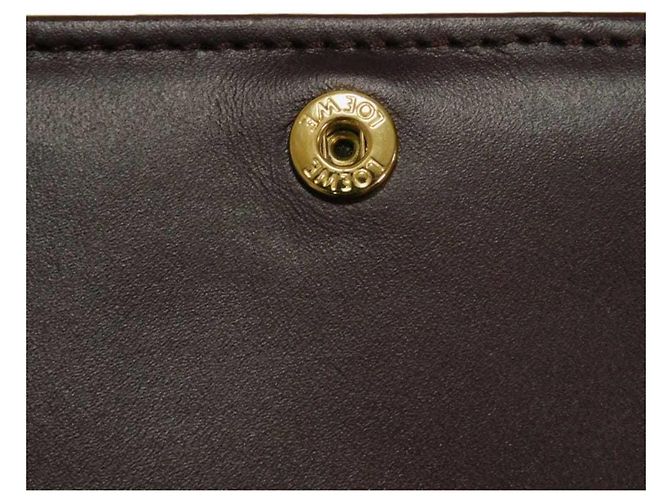 Cartera compacta con cremallera Loewe Puzzle Castaño Verde - vista 9