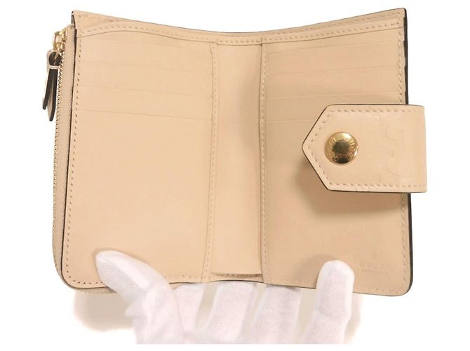 Cartera Gucci Bi-Fold en Light Beige - vista 5