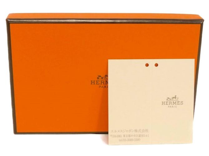 Hermès Tarjetero Hermes Calvi en Yellow Amarillo - vista 14