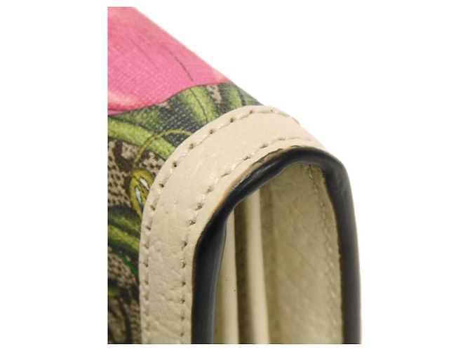 Cartera Continental Gucci Ophidia GG Flora Blanco - vista 15