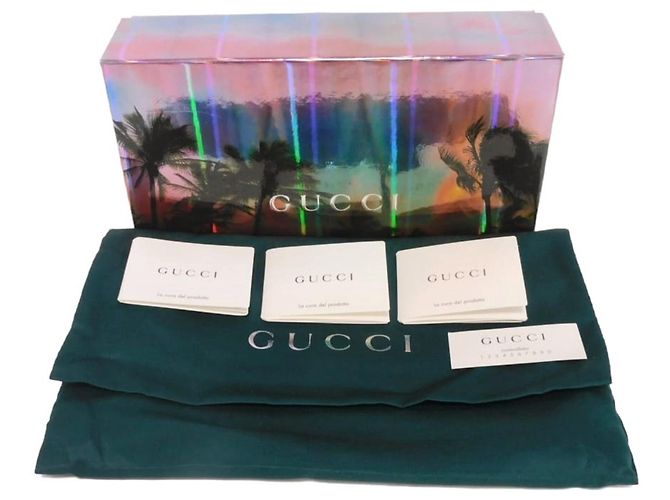 Cartera Continental Gucci Ophidia GG Flora Blanco - vista 19