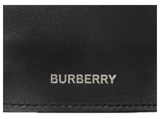 Burberry Vintage Check Continental Wallet Black Beige - view 6