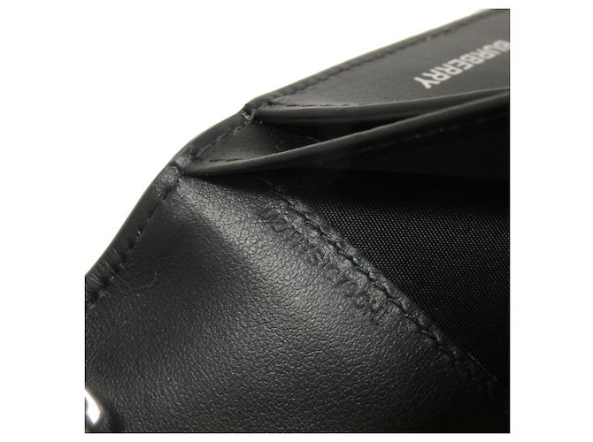 Burberry Vintage Check Continental Wallet Black Beige - view 7