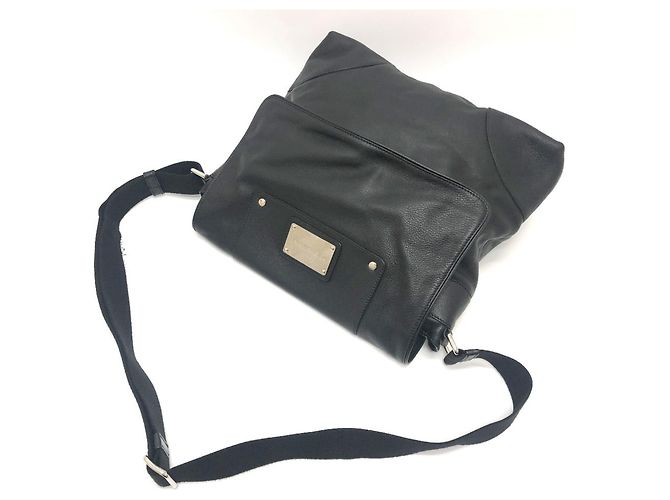 Borsa a tracolla in pelle nera Dolce & Gabbana Nero - vista 9
