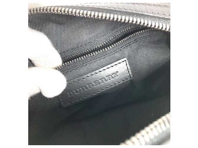Burberry Check Logo Tasche Schwarz - Ansicht 12