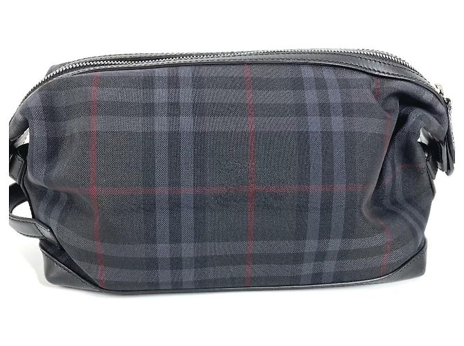 Burberry Check Logo Tasche Schwarz - Ansicht 2