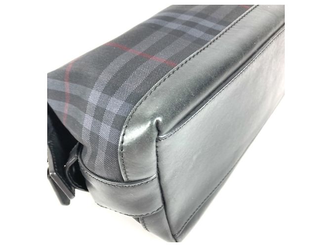 Burberry Check Logo Tasche Schwarz - Ansicht 8