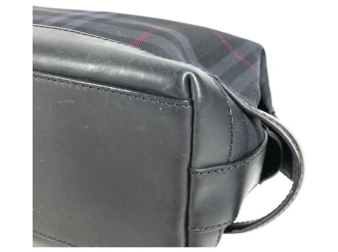 Burberry Check Logo Tasche Schwarz - Ansicht 9
