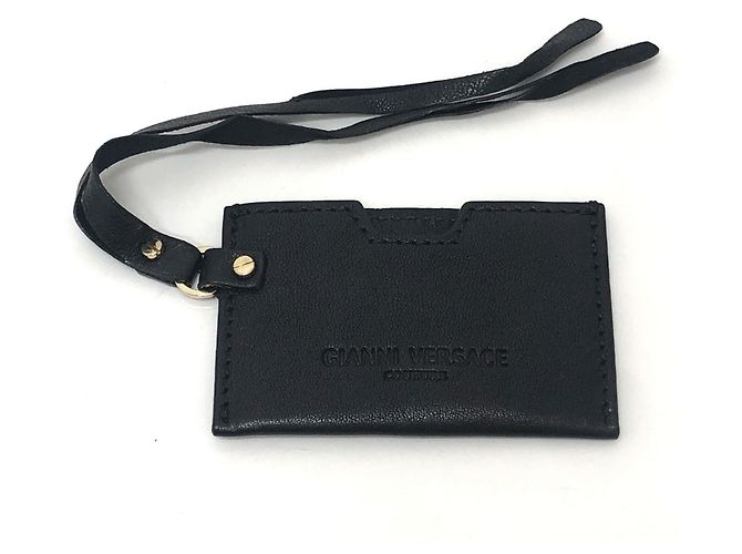 Borsa Valentino Gianni Valentino con motivo Greca Nero - vista 18
