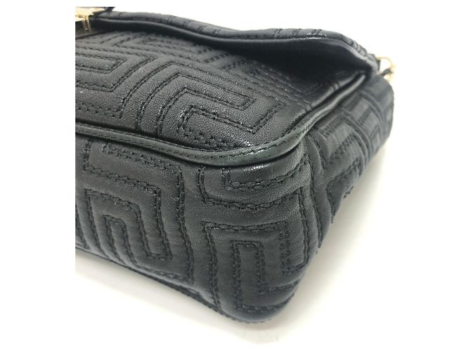 Borsa Valentino Gianni Valentino con motivo Greca Nero - vista 7