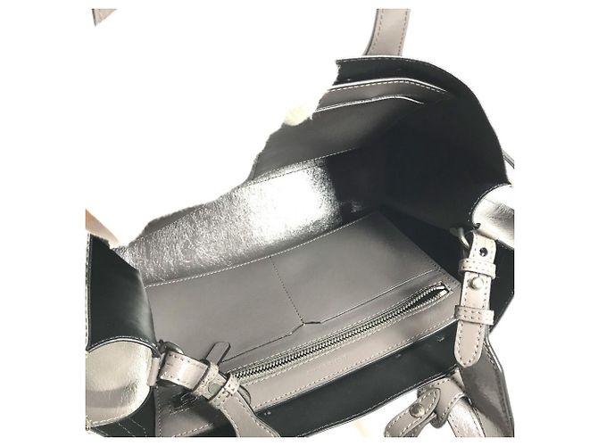 Burberry Business-Tasche aus grauem Leder Braun - Ansicht 11