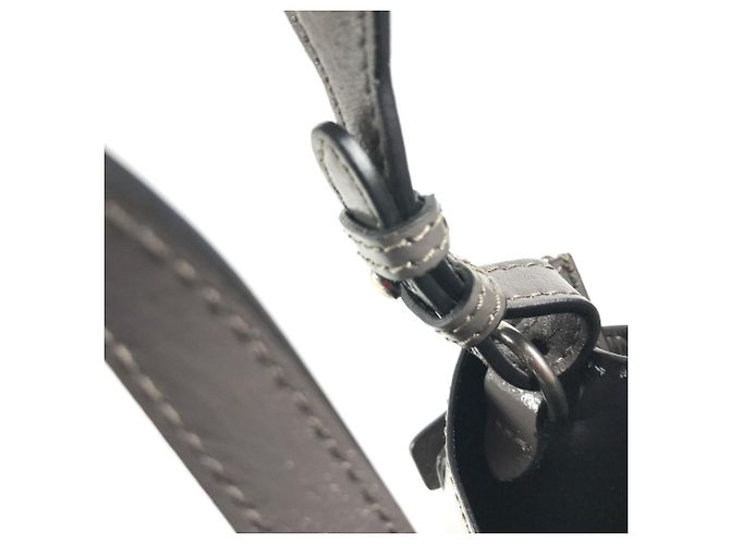Burberry Business-Tasche aus grauem Leder Braun - Ansicht 13
