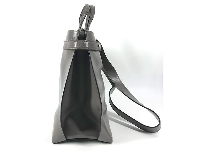 Burberry Business-Tasche aus grauem Leder Braun - Ansicht 4