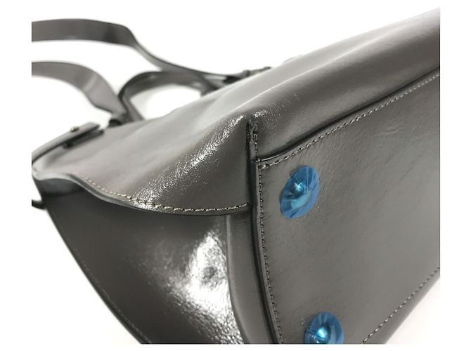 Burberry Business-Tasche aus grauem Leder Braun - Ansicht 7