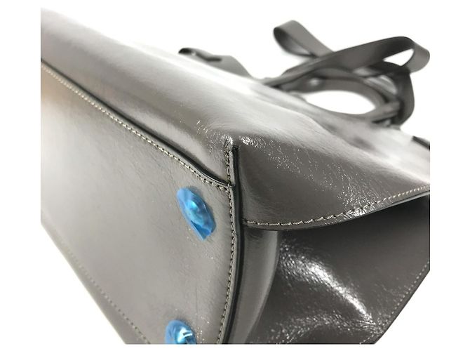 Burberry Business-Tasche aus grauem Leder Braun - Ansicht 9