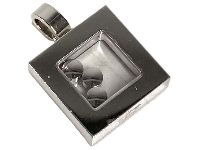 Colar Chopard Happy Diamonds em Ouro 18K Prata - vista 5