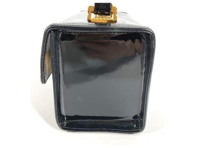 Versace Vintage Sunburst Logo Vanity Bag Schwarz - Ansicht 2