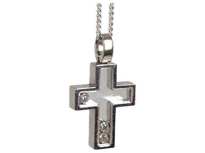 Chopard Happy Diamonds Kreuzkette Silber - Ansicht 10