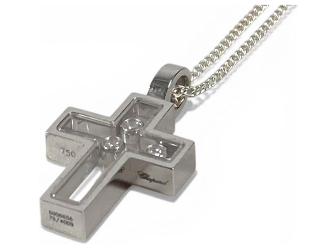 Chopard Happy Diamonds Kreuzkette Silber - Ansicht 3