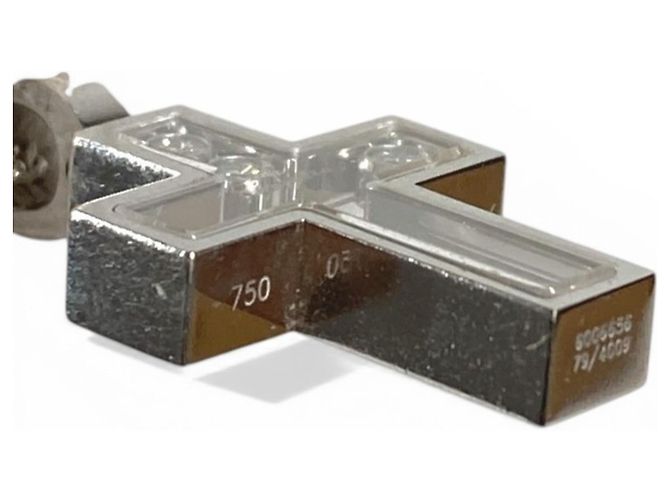 Chopard Happy Diamonds Kreuzkette Silber - Ansicht 4