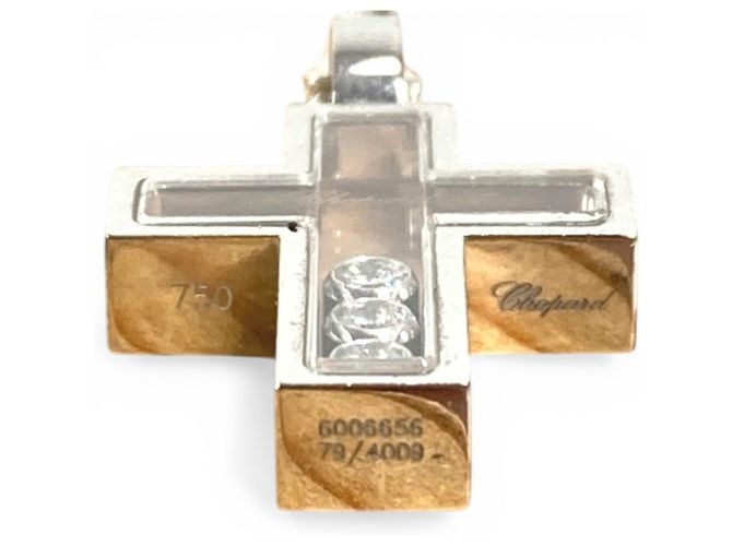 Chopard Happy Diamonds Kreuzkette Silber - Ansicht 6