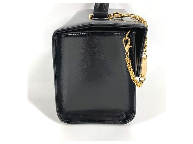 Versace Vintage Vanity Bag mit Sunburst-Logo Schwarz - Ansicht 5