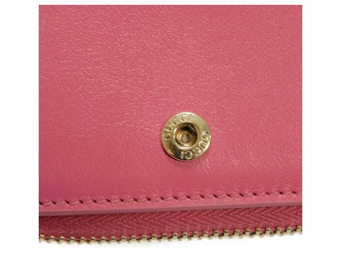 Cartera bi-fold Gucci en Bamboo Rosa - vista 10