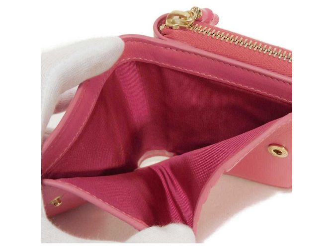 Cartera bi-fold Gucci en Bamboo Rosa - vista 12