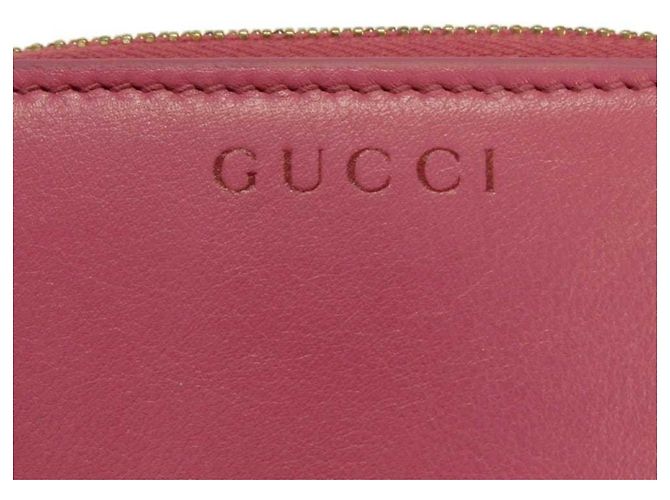 Cartera bi-fold Gucci en Bamboo Rosa - vista 22