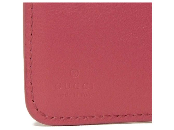 Cartera bi-fold Gucci en Bamboo Rosa - vista 6