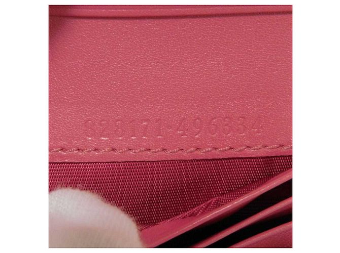 Cartera bi-fold Gucci en Bamboo Rosa - vista 7