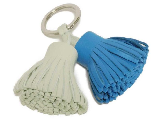 Hermès Portachiavi Hermes Carmen Unodos Blu Multicolore Verde chiaro - vista 5