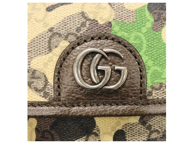 Borsa a tracolla Gucci GG Monogram Camouflage Beige - vista 10