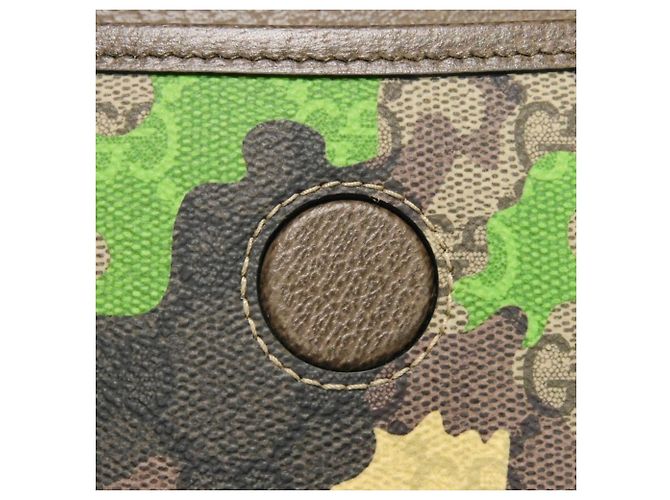 Borsa a tracolla Gucci GG Monogram Camouflage Beige - vista 9