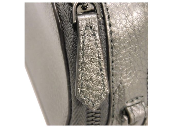 Borsa a tracolla Fendi Gunmetal Metallico - vista 11