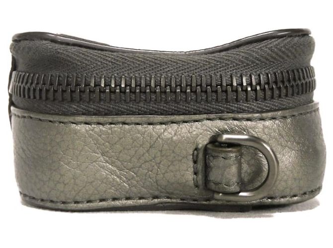 Borsa a tracolla Fendi Gunmetal Metallico - vista 17