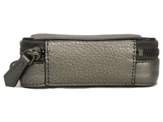 Borsa a tracolla Fendi Gunmetal Metallico - vista 18