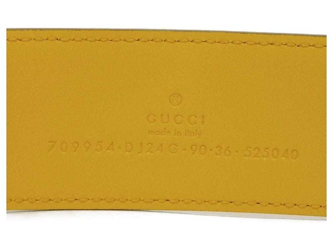 Cintura Standard Gucci Celeste e Giallo Blu chiaro - vista 11