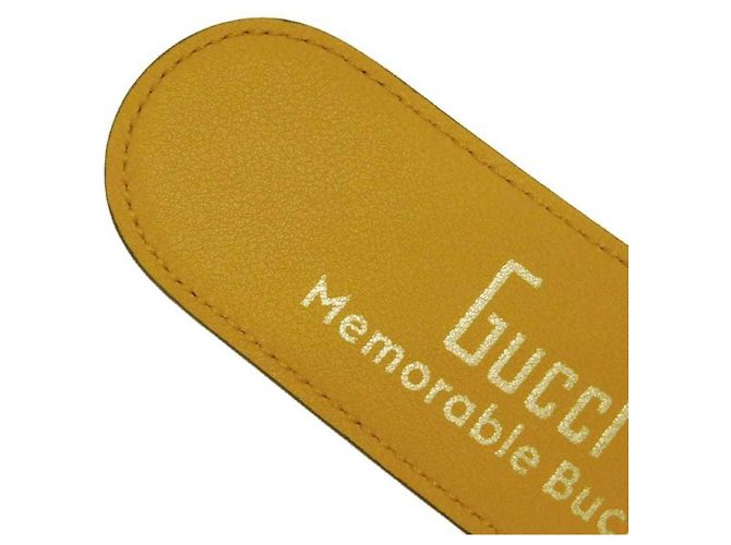 Cintura Standard Gucci Celeste e Giallo Blu chiaro - vista 13