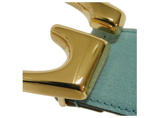 Cintura Standard Gucci Celeste e Giallo Blu chiaro - vista 3