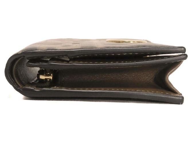 Portafoglio bi-fold Fendi Zucca nero e marrone - vista 16