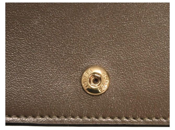 Portafoglio bi-fold Fendi Zucca nero e marrone - vista 8
