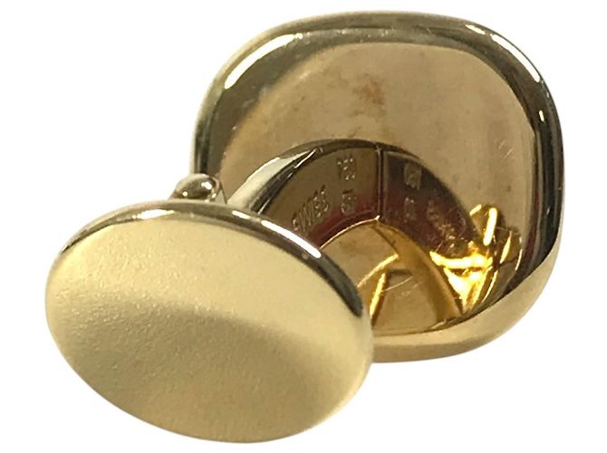 Autre Marque Abotoaduras Patek Philippe Golden Ellipse Azul Dourado - vista 15