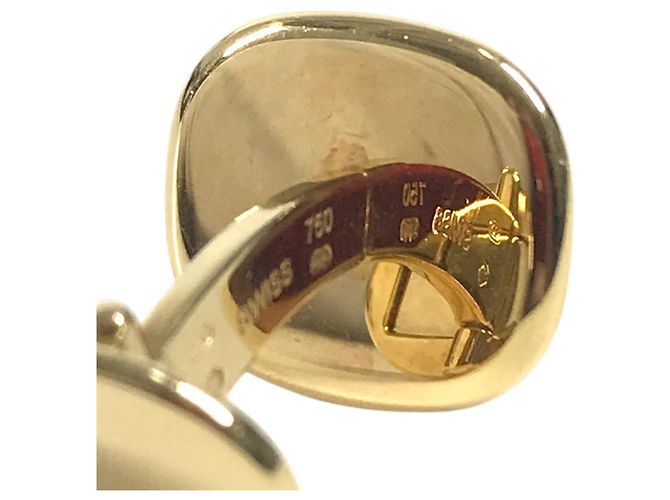 Autre Marque Abotoaduras Patek Philippe Golden Ellipse Azul Dourado - vista 4